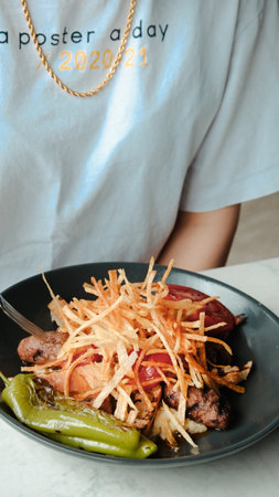 A juicy cut of meat, grilled to perfectionの写真素材