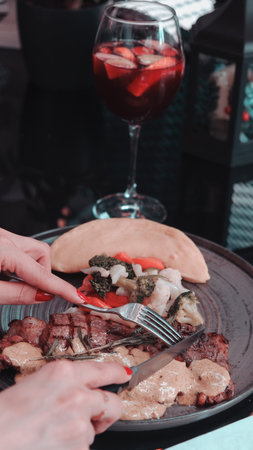 The ultimate meat experience, cooked to perfectionの写真素材