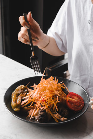 A juicy cut of meat, grilled to perfectionの写真素材