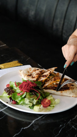 Turkish snack and breakfast meal.の写真素材