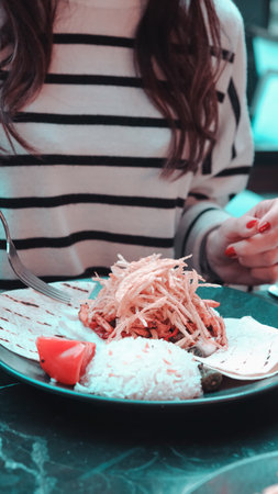 Rich and flavorful, the perfect meat dishの写真素材