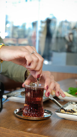Close-up of a delicious homemade breakfast spreadの写真素材