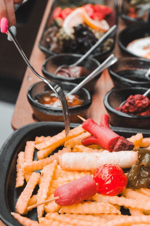 Fresh and vibrant ingredients for a delicious breakfast