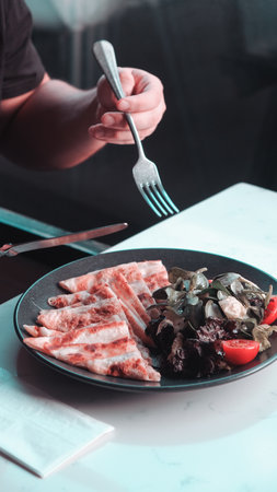 Turkish snack and breakfast meal.の写真素材