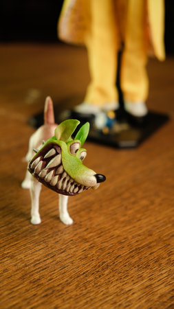 The mask and the dog maylo figure, special collection figureの写真素材