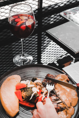 The ultimate meat experience, cooked to perfectionの写真素材