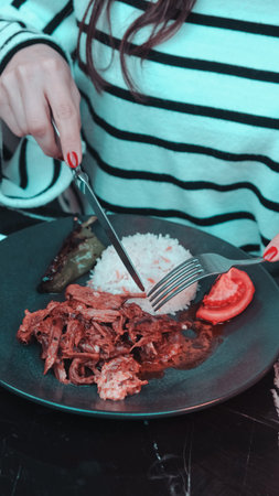 Perfectly cooked meat, a true culinary delight