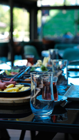 Traditional breakfast with fresh ingredients