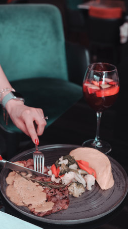 The ultimate meat experience, cooked to perfectionの写真素材