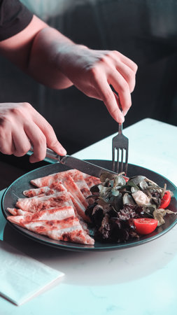 Turkish snack and breakfast meal.の写真素材