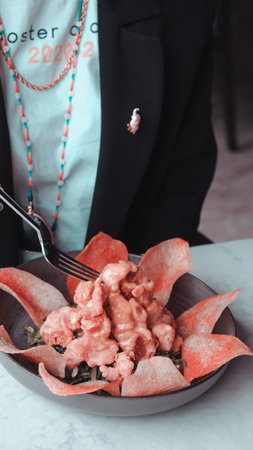 The taste of tender meat, cooked just rightの写真素材