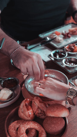 Fresh and vibrant ingredients for a delicious breakfast
