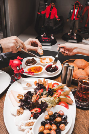Fresh and vibrant ingredients for a delicious breakfast