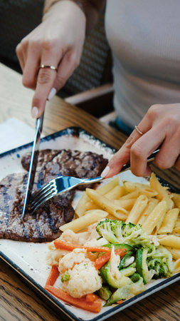 A hearty serving of meat, full of flavorの写真素材