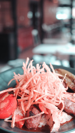 Rich and flavorful, the perfect meat dishの写真素材