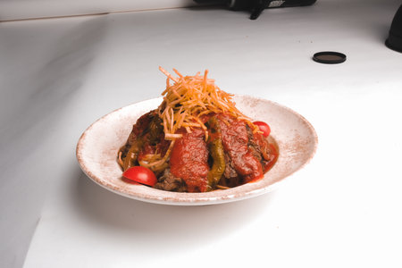 The perfect meat dish for a hearty mealの写真素材