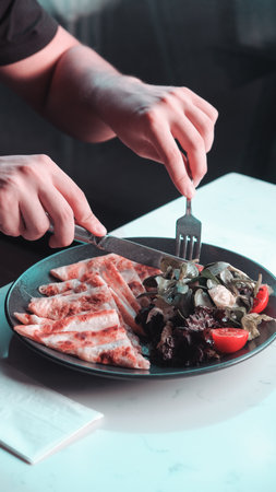 Turkish snack and breakfast meal.の写真素材