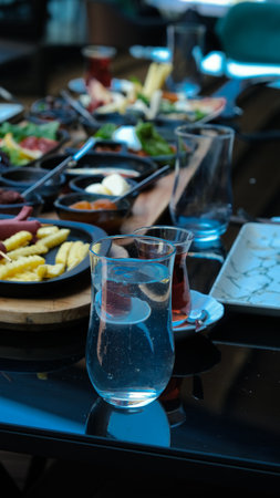 Traditional breakfast with fresh ingredientsの写真素材