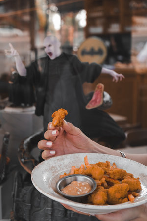 snack and breakfast meal.の写真素材