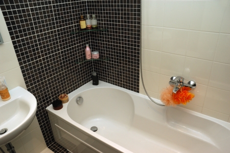 interior of bathroomの写真素材