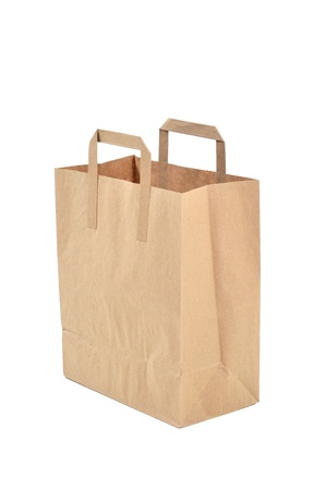 disposable paper bagの写真素材