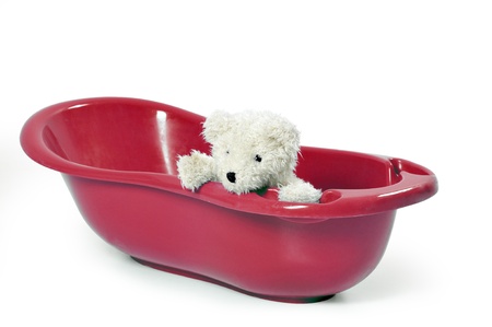 Baby bathの写真素材