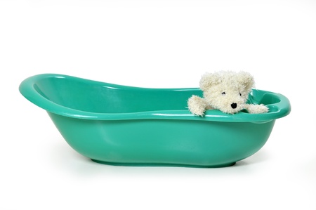 Baby bathの写真素材