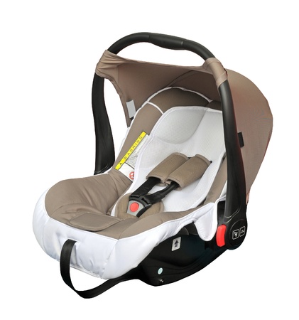 Baby car seat isolatedの写真素材