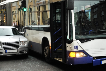 Bus of the Public transportationの写真素材