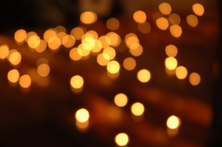 candles out of focusの写真素材