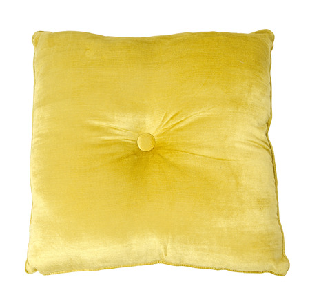 Yellow pillowの写真素材