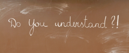 Do You understand の写真素材