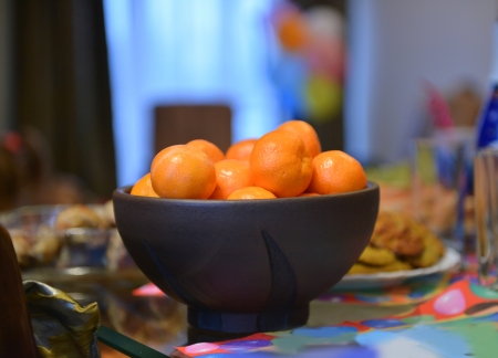 Party tableの写真素材