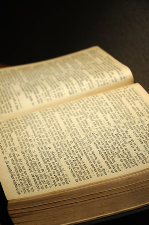 Opened Bibleの写真素材