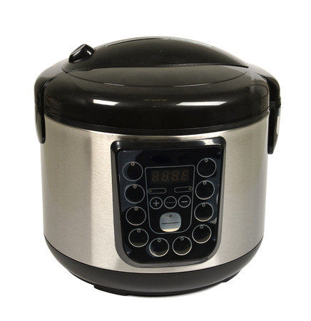 Multi Cooker isolated on white backgroundの写真素材