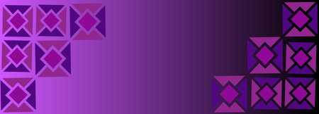 Colorful Web banner with gradient color.Template Design with liquid shape. Trendy abstract art geometric background with flat, minimalist style Vector poster Colorful geometric backgroundのイラスト素材