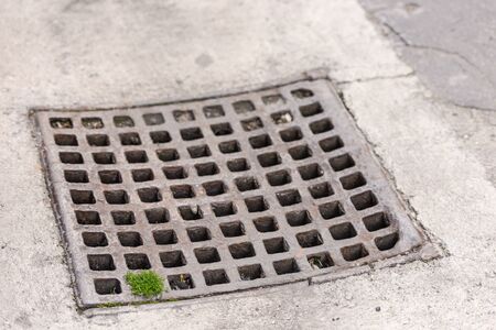 Storm water drain. Ancient water grid in Brno.の写真素材