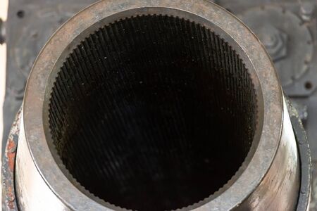 Military equipment of the second world war. German self-propelled mortar Karl. Large rifled gun.の写真素材