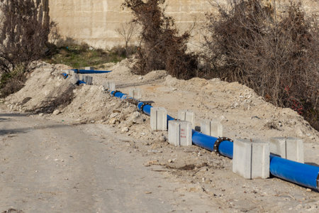 Pipes for water intake.