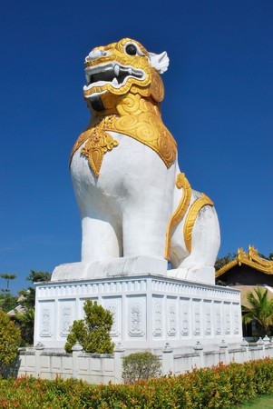 Lion Statueの写真素材