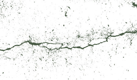 Distressed black texture with crack. Abstract white background with grunge grainy texture. Vector noise. Rough dark texture. Old worn background. Grain noise particles. Vintage trendy illustration.のイラスト素材