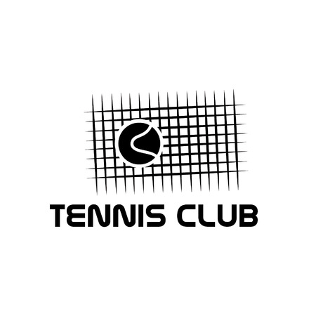 tennis club illustrationのイラスト素材