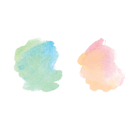 Illustration of watercolor stain.Vectorのイラスト素材