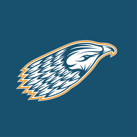 eagle head vector design templateのイラスト素材