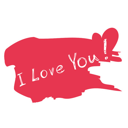 Illustration congratulation on valentine's day. Vectorのイラスト素材