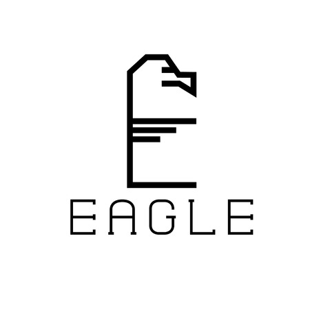 eagle monogramのイラスト素材