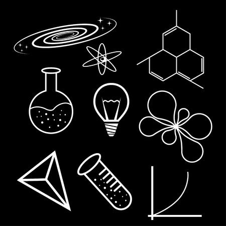 science iconsのイラスト素材