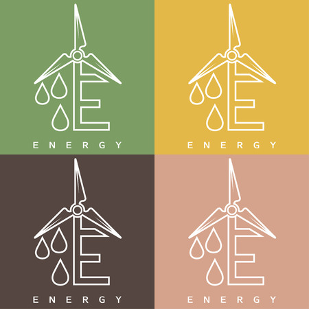 Illustration of concept alternative energyのイラスト素材