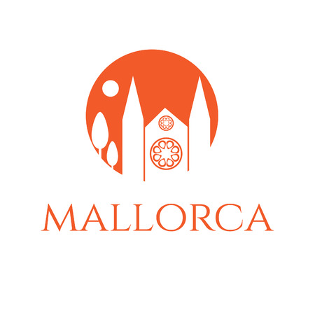 Illustration of icon of mallorca. Vectorのイラスト素材