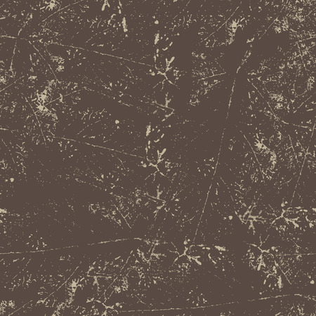 Leaves,flowers hand drawn grunge background seamless pattern. Vectorのイラスト素材